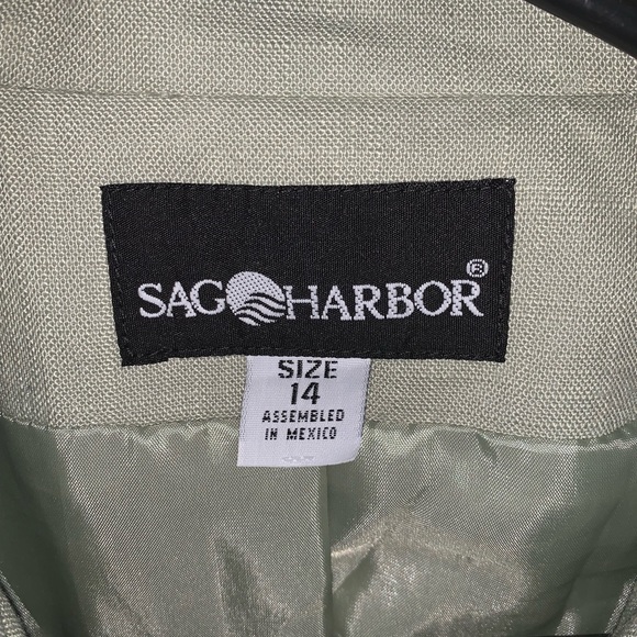 Sag Harbor Green padded shacket blazer size 14 - Picture 5 of 5
